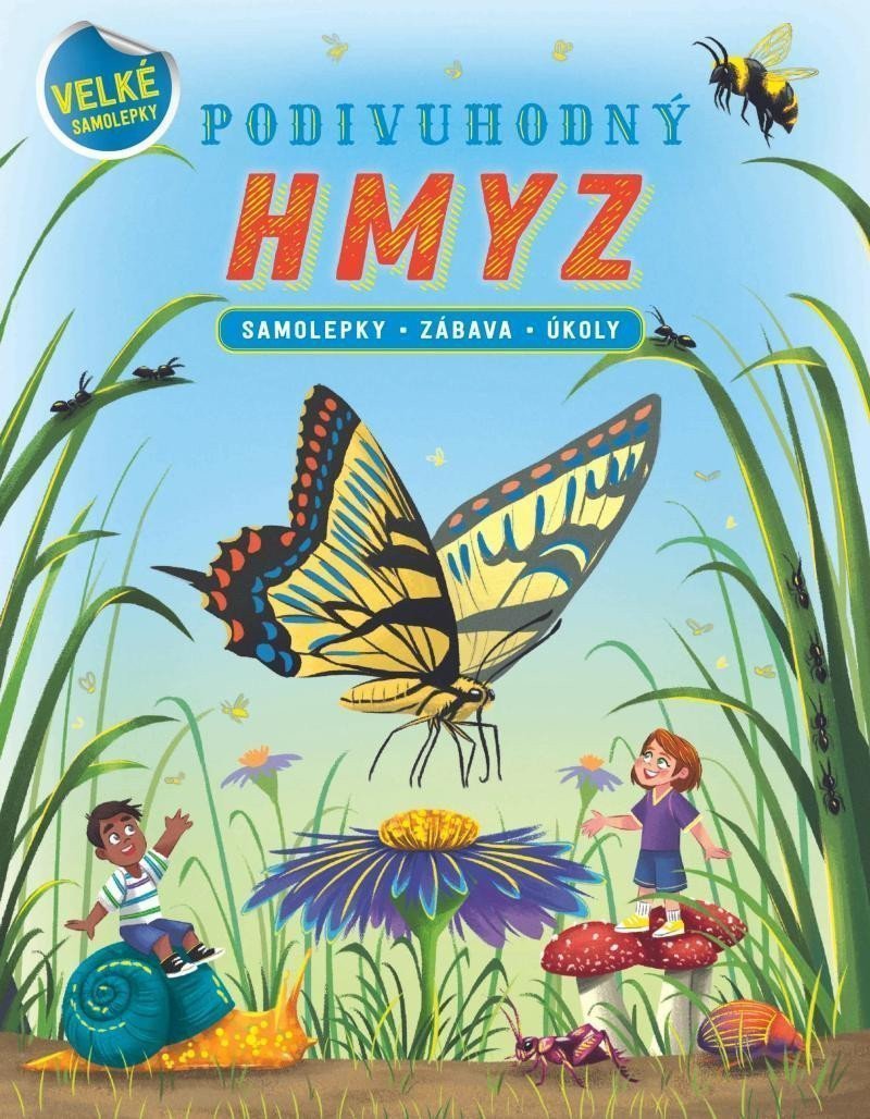 Podivuhodný hmyz - Samolepky zábava úkoly