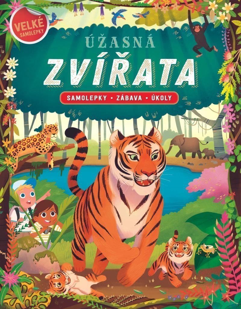 Úžasná zvířata - Samolepky zábava úkoly