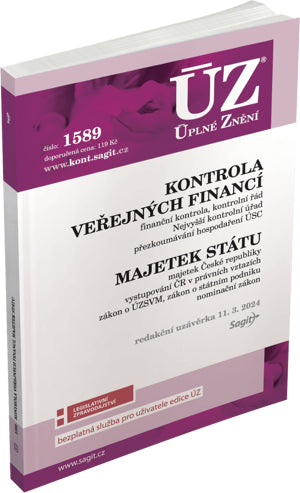 ÚZ 1589 Kontrola veřejných financí, Majetek státu (2024)