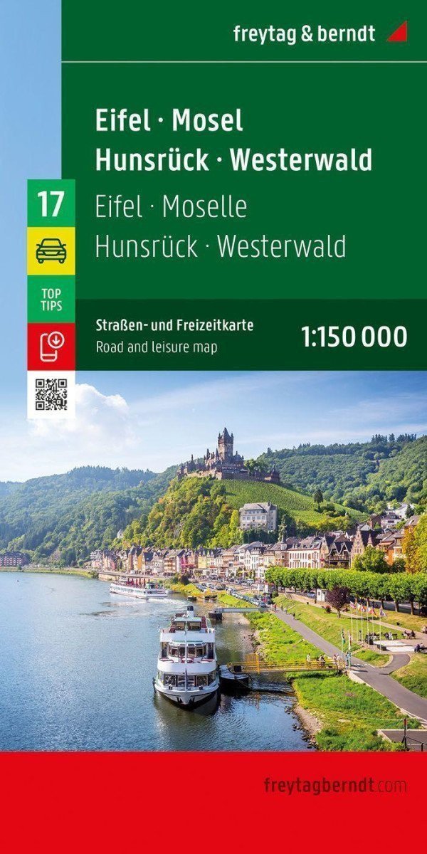 Eifel - Moselle - Hunsrück - Westerwald 1150 000 automapa rekreační mapa