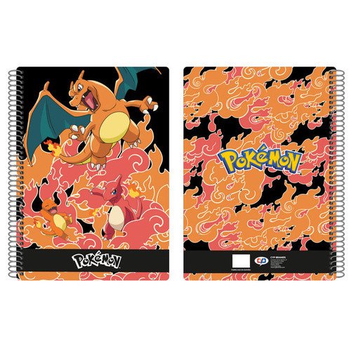 Pokémon Blok kroužkový A4 - Charmander