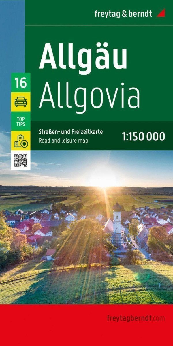 Allgäu 1150000 automapa rekreační mapa