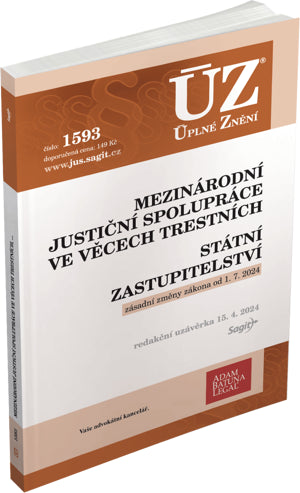 ÚZ 1593 Mezinárodní justiční spolupráce ve věcech trestních Státní zastupitelství