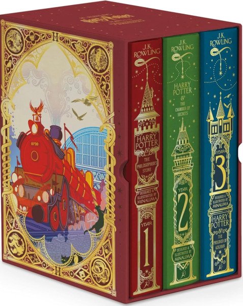 Harry Potter 1-3 Box Set: MinaLima Edition – Rowlingová Joanne Kathleen (2024)