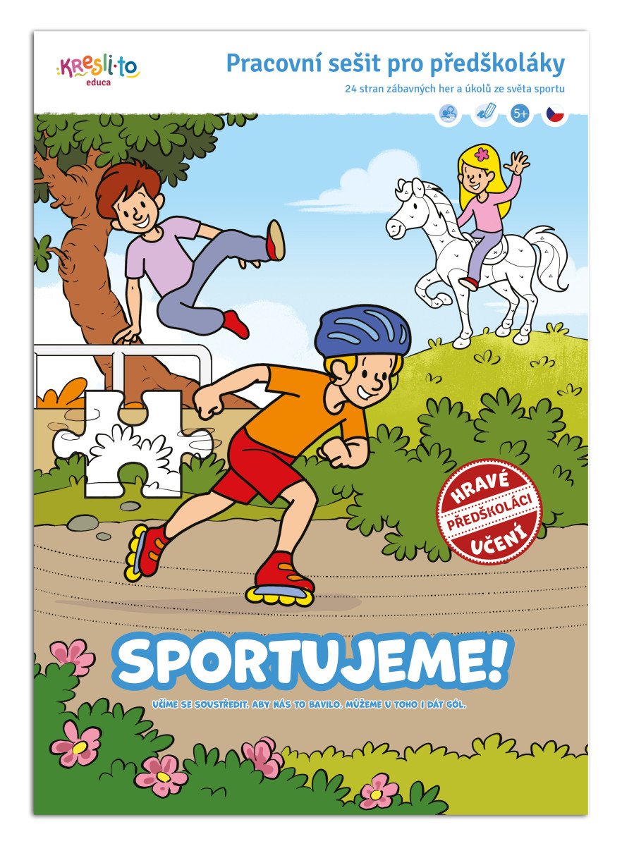 Sportujeme - Pracovní sešit pro předškoláky
