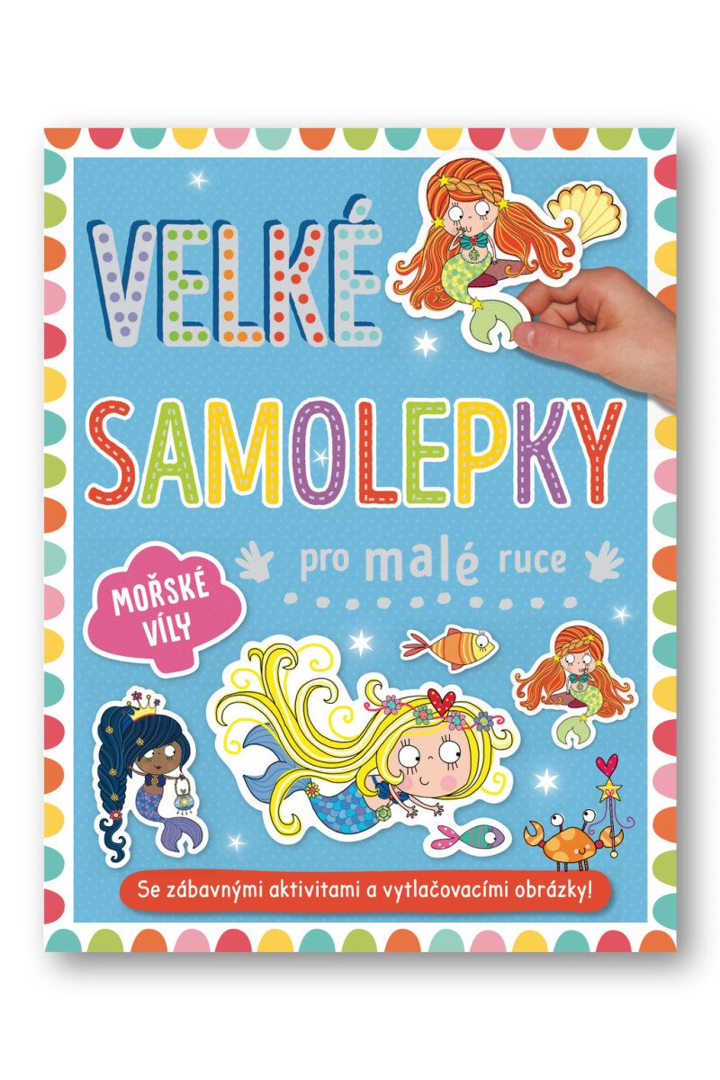 Velké samolepky pro malé ruce Mořské víly