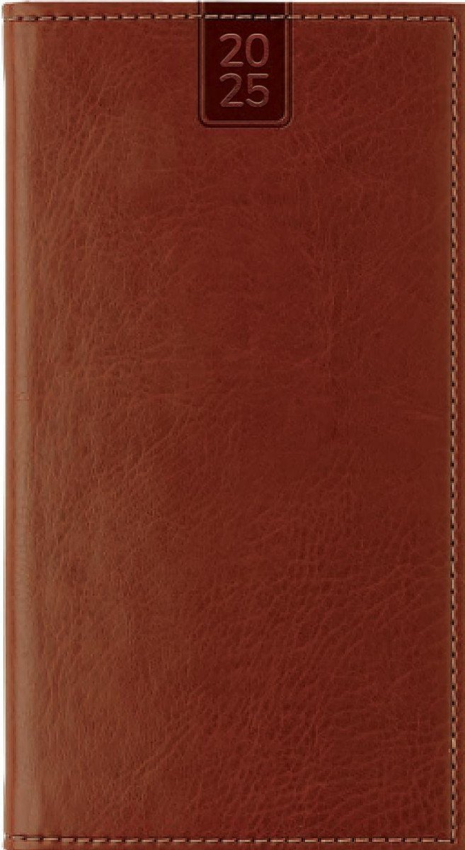 Diář 2025 Nebraska Brown mini týdenní A6