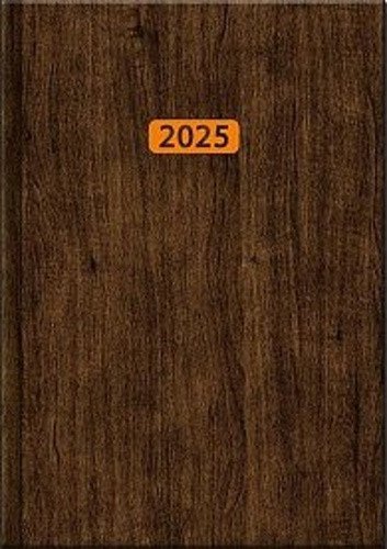 Diář 2025 Wood týdenní A5