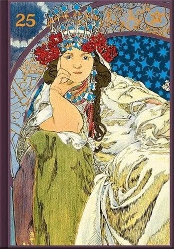 Diář 2025 Art Mucha týdenní A5