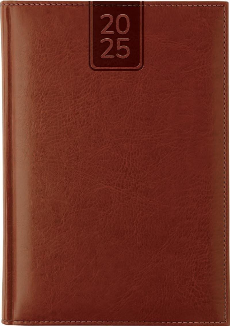 Diář 2025 Nebraska Brown denní A5