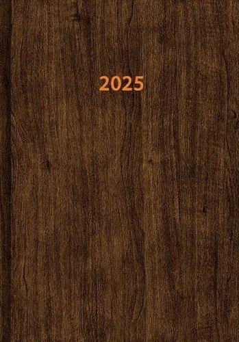 Diář 2025 Wood denní A5