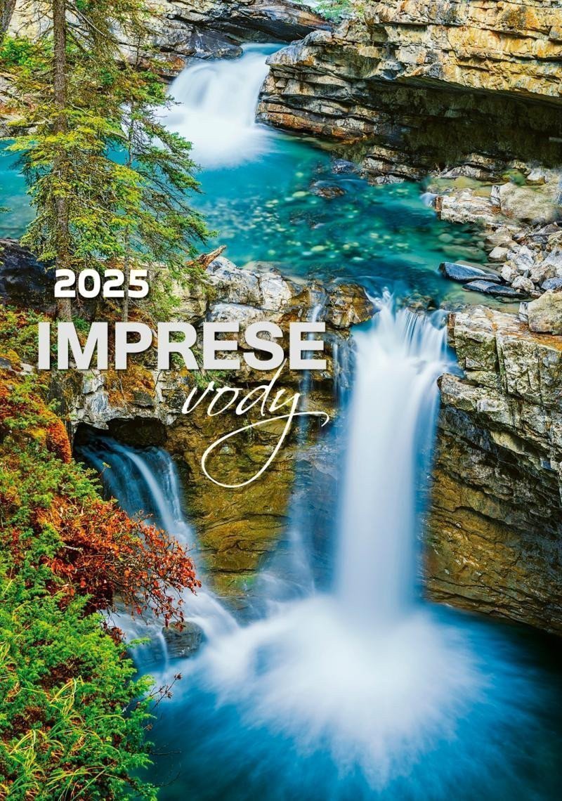 Kalendář 2025 Imprese vody nástěnný 34 x 485 cm