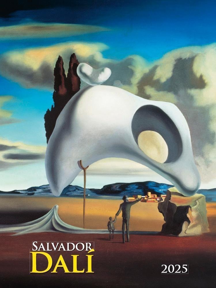 Kalendář 2025 Salvador Dalí nástěnný 42 x 56 cm