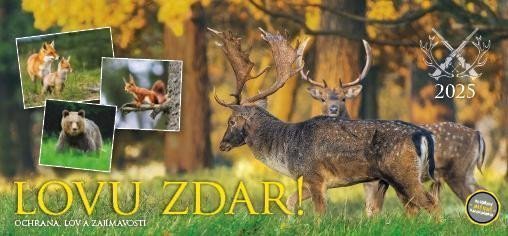 Kalendář 2025 Lovu zdar stolní 297 x 138 cm