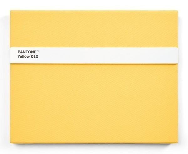 Pantone Zápisník s tužkou a pravítkem linkovaný - Yellow 012