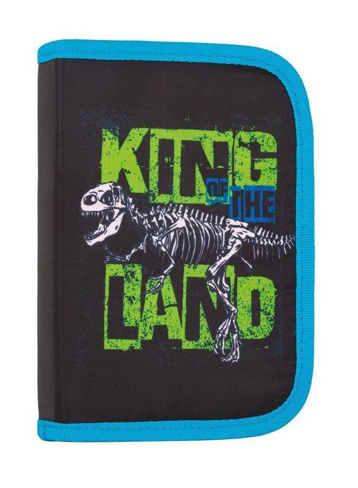 Penál 1 patrový 2 chlopně naplněný - Premium Dinosaurus