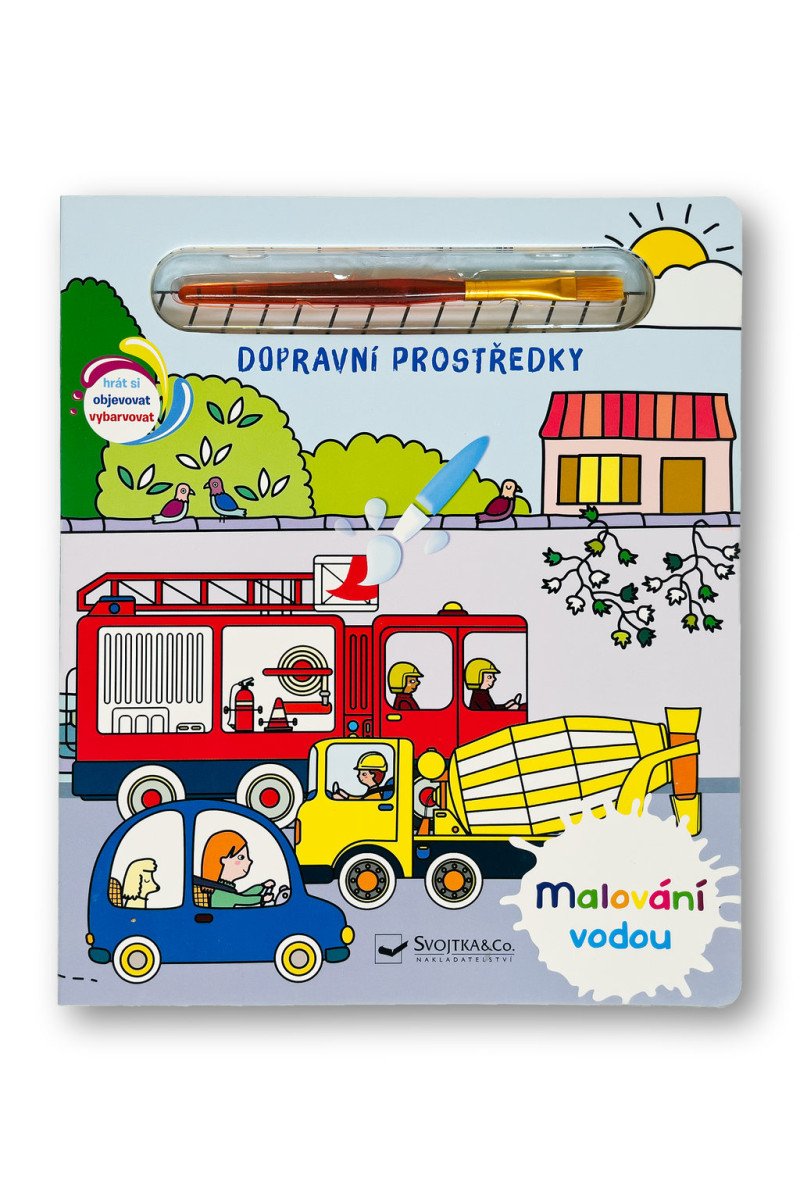 Malování vodou Dopravní prostředky
