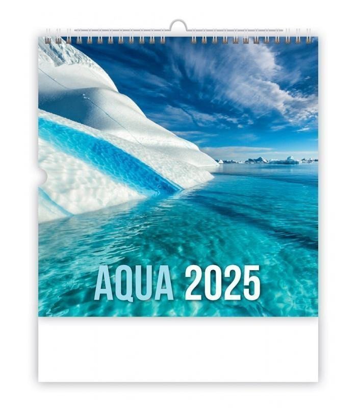 Kalendář nástěnný 2025 - Aqua