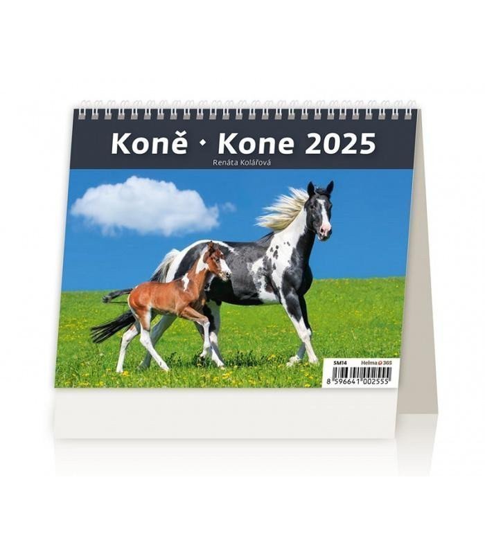 Kalendář stolní 2025 - MiniMax Koně Kone