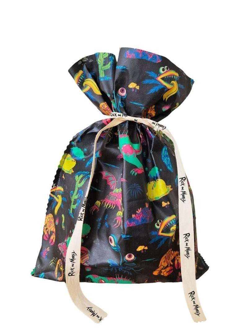 Rick Morty Voskovaný pytlík - Allien 30 x 32 cm