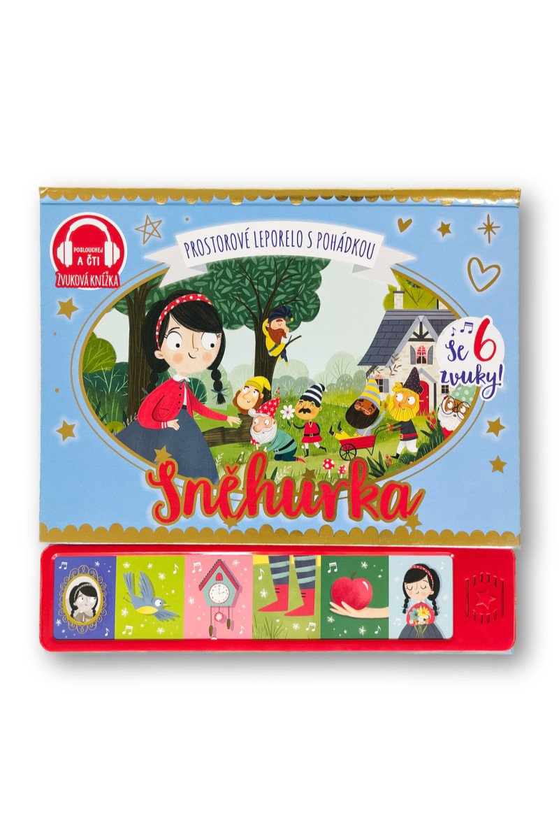 Sněhurka - prostorové leporelo s pohádkou se 6 zvuky