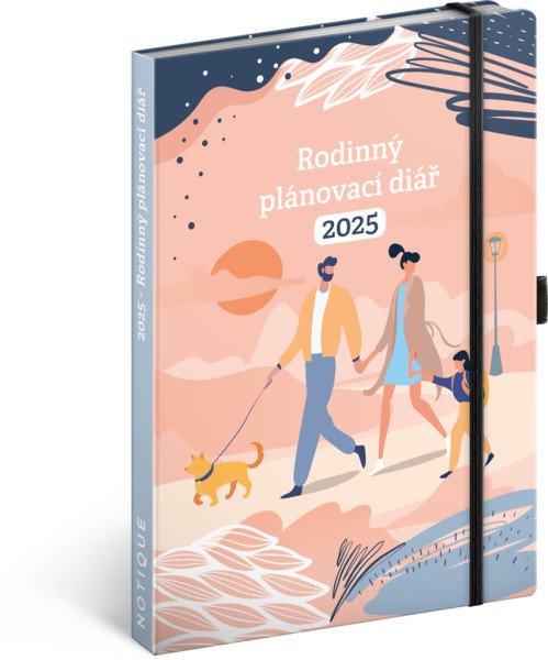 Diář 2025: Rodinný pomocník všech rodičů, 15 × 21 cm