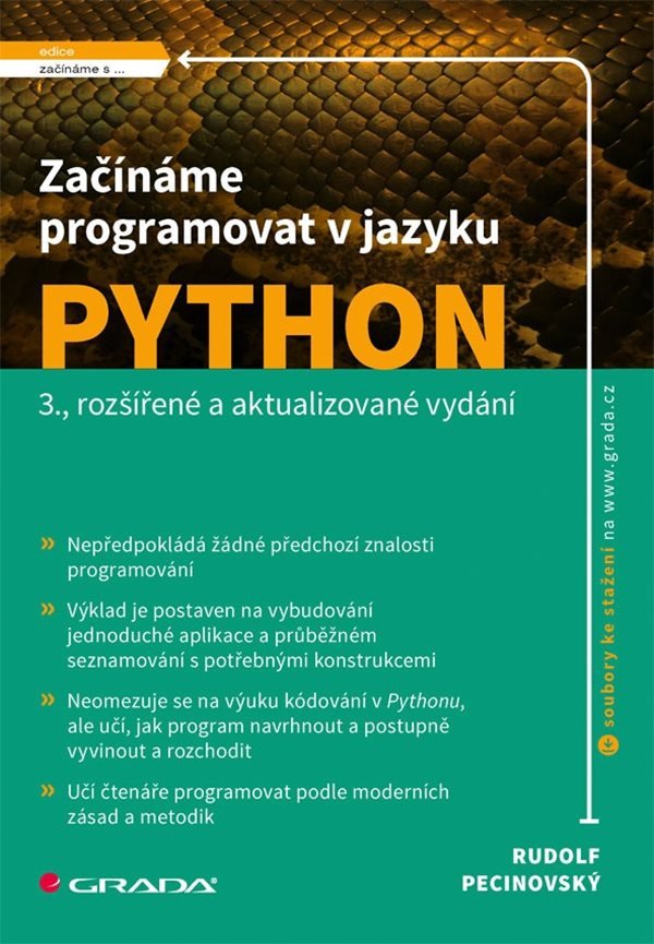 Začínáme programovat v jazyku Python – Pecinovský Rudolf