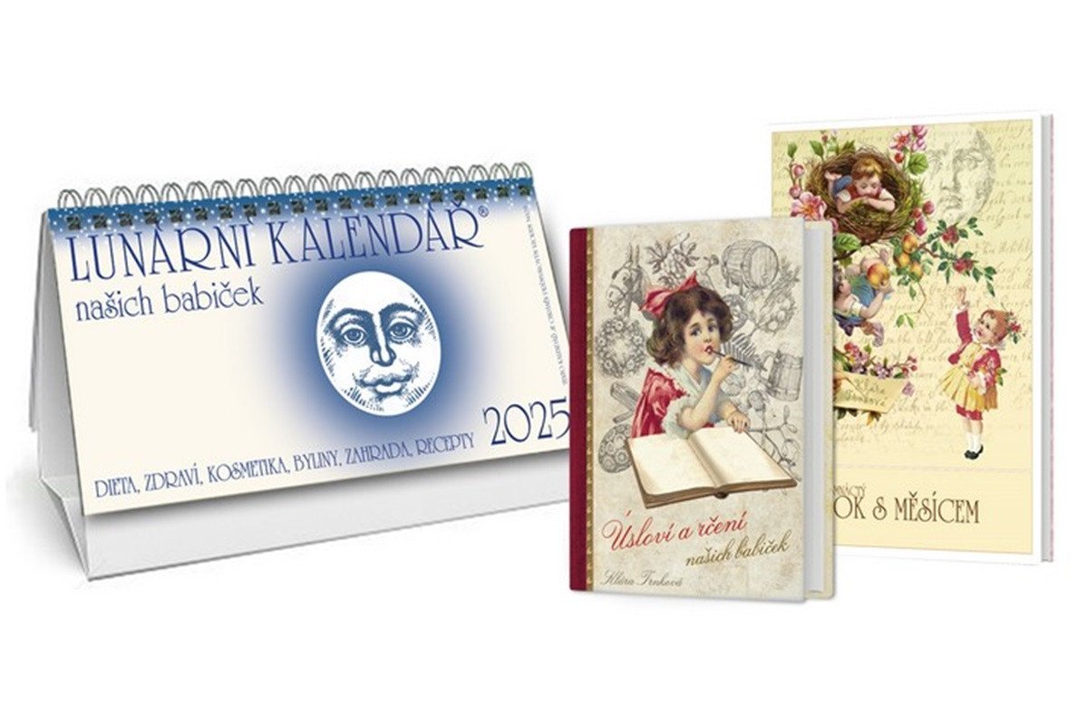 Kalendář 2025 Lunární Úsloví a rčení Zahradnický rok s Měsícem – Trnková Klára