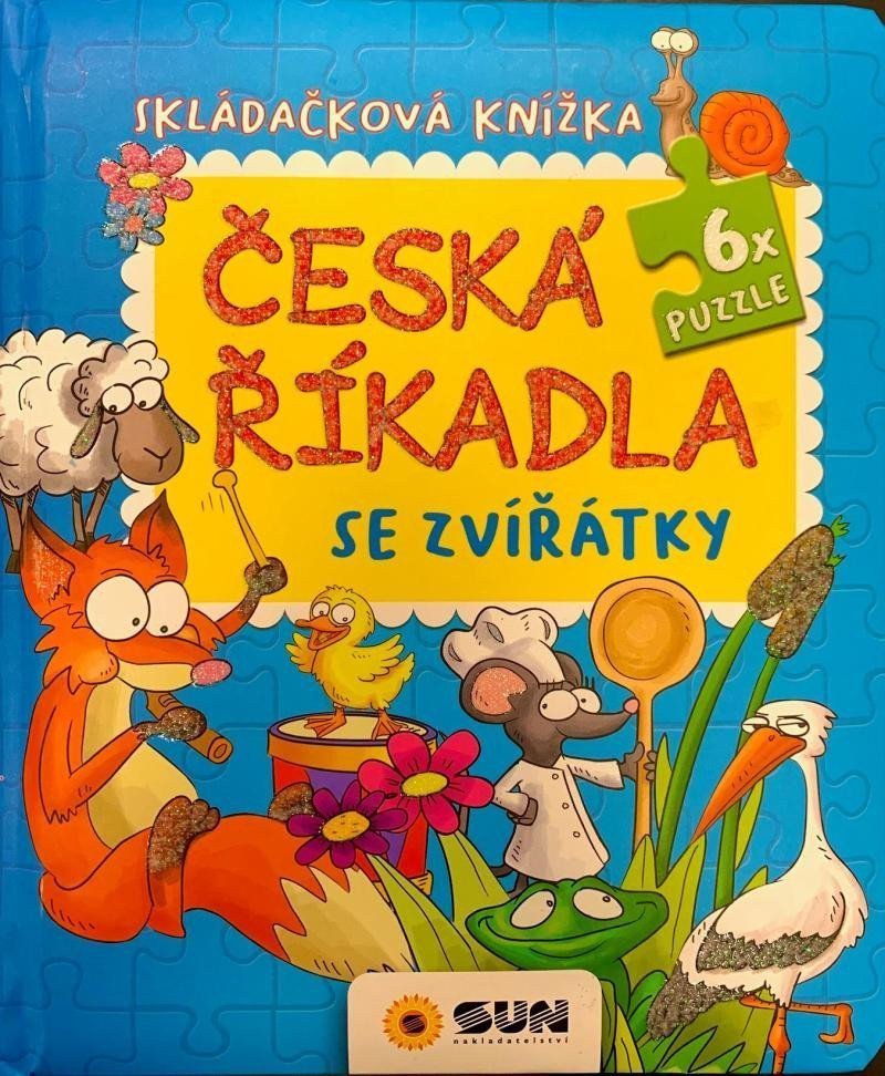 Česká říkadla se Zvířátky - Skládačková knížka – Křišťanová Dita