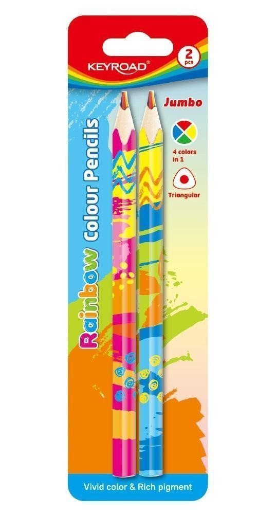 Keyroad Pastelky Magic Jumbo trojhranné blistr 2 ks