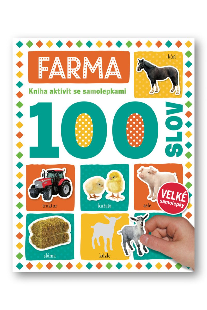Farma 100 slov - Kniha aktivit se samolepkami