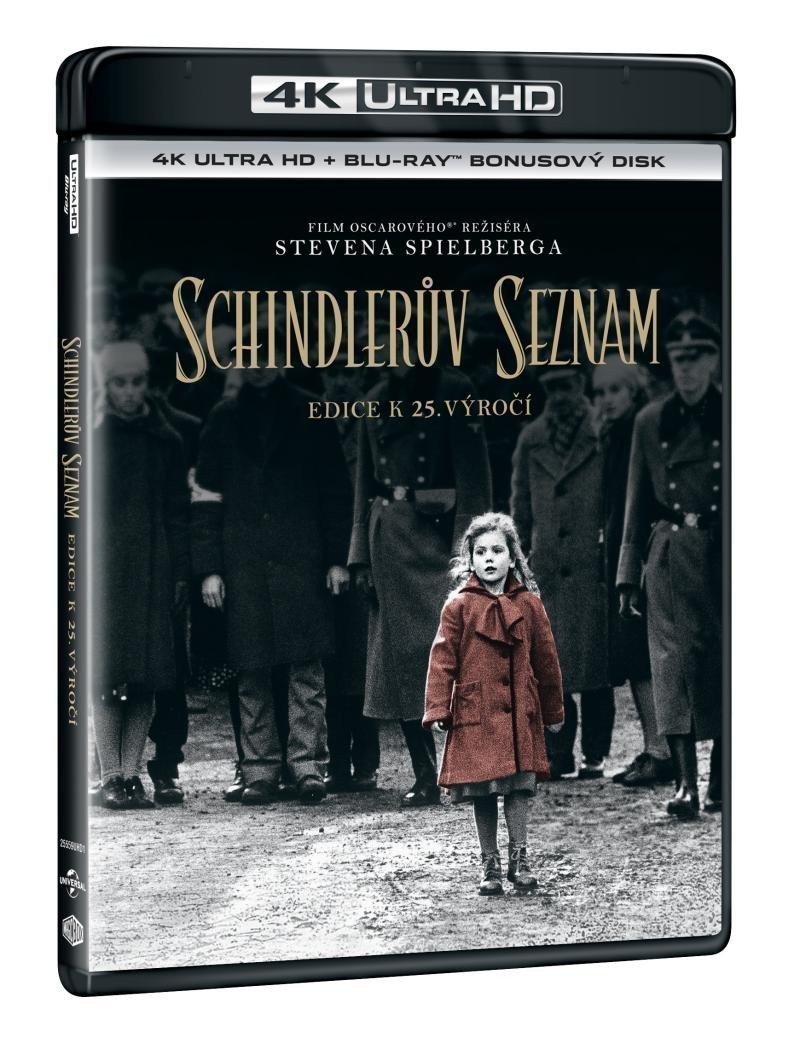Schindlerův seznam výroční edice 25 let 2BD UHDBD bonus