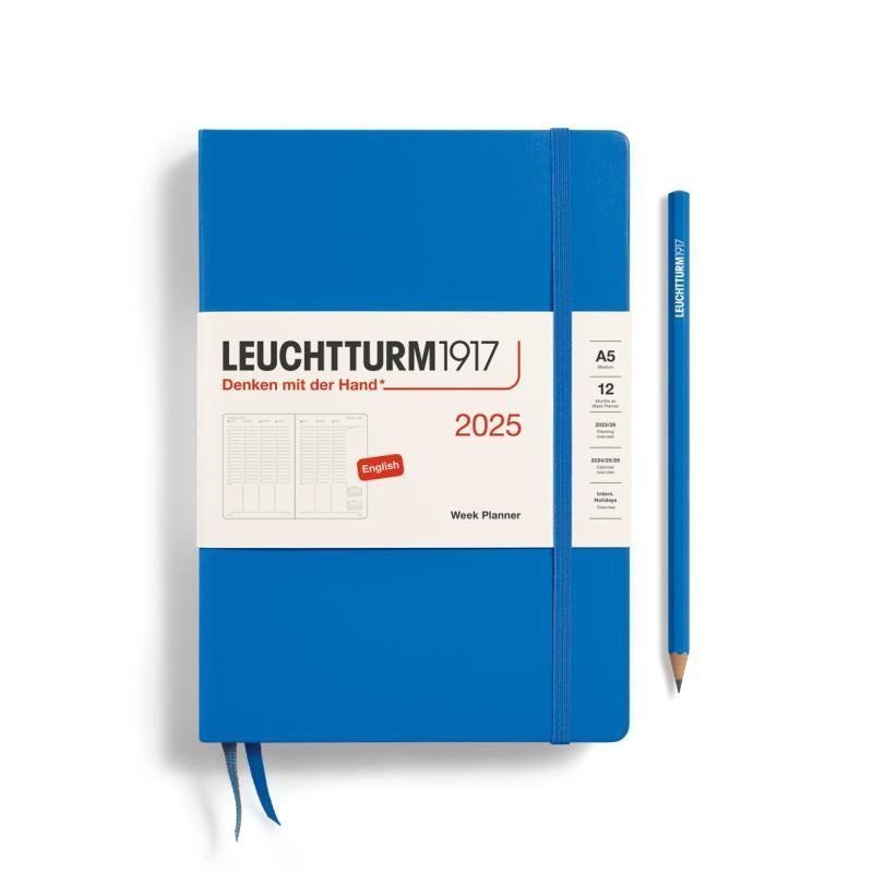 Leuchtturm1917 Week Planner Medium A5 2025 Sky