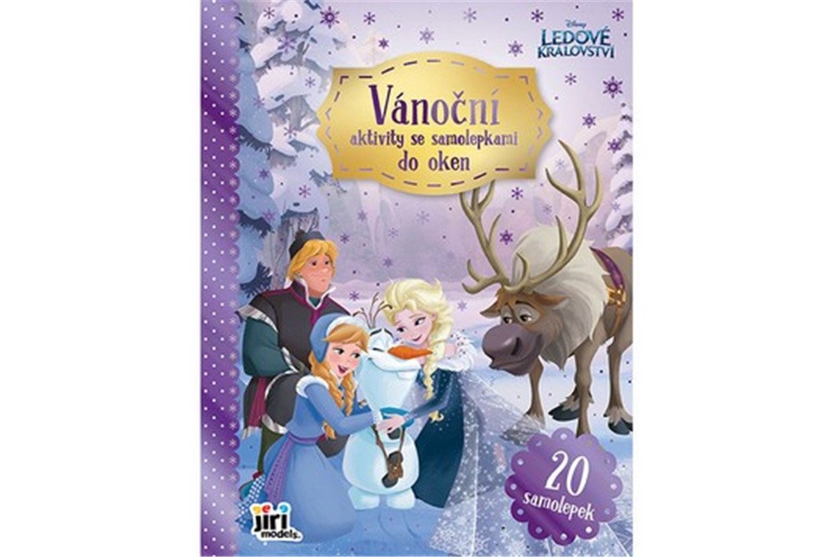 Ledové království - Vánoční aktivity se samolepkami do oken