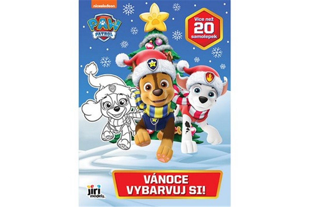 Tlapková patrola Vánoce Vybarvuj si