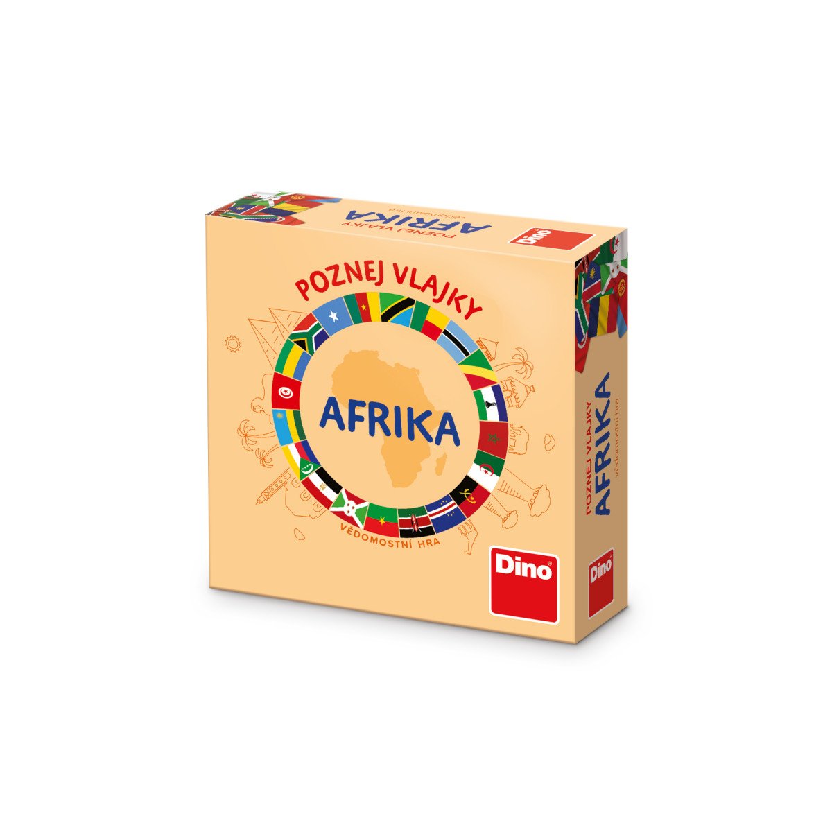 Poznej vlajky Afrika - cestovní hra