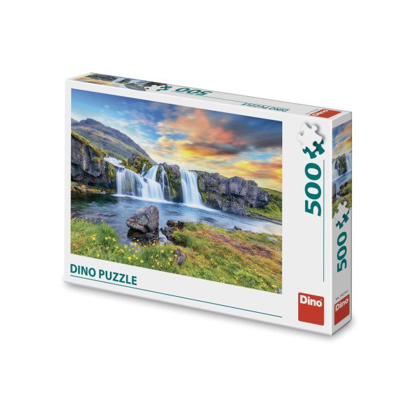 Puzzle Islandský vodopád 500 dílků