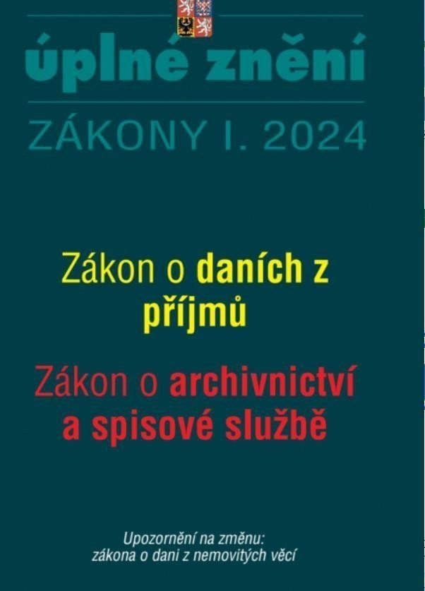 Aktualizace I2 2024 O daních z příjmů o archivnictví a spisové službě