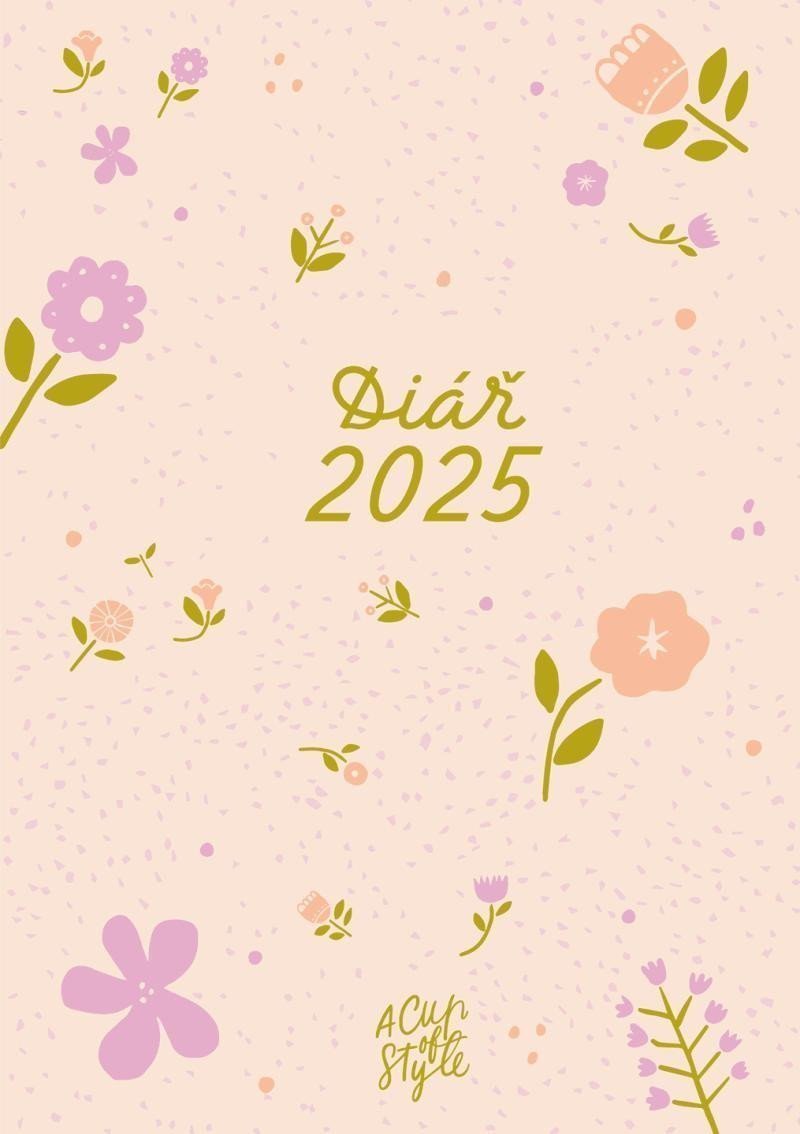 A Cup of Style - Diář 2025 A5 – Gránová Lucie