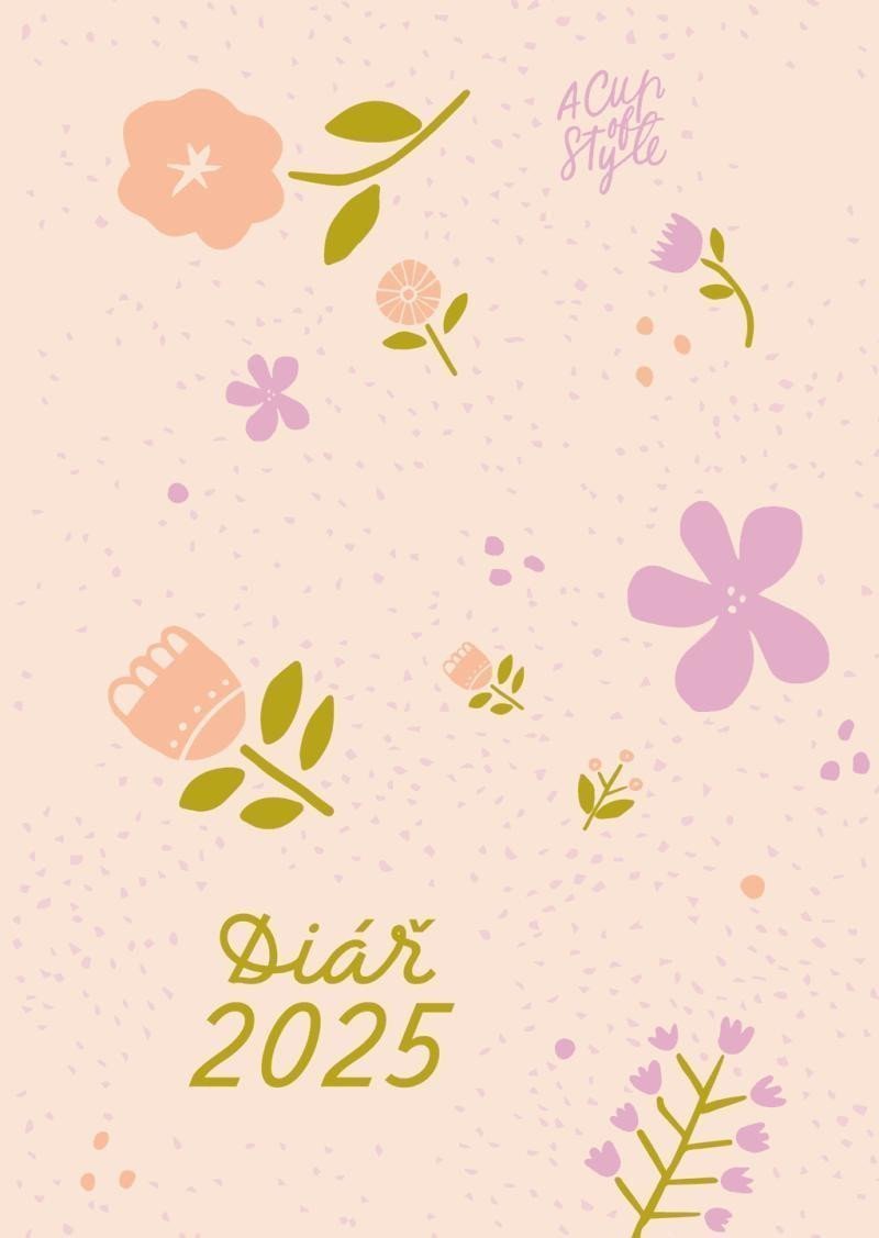 A Cup of Style - Diář 2025 A6 – Gránová Lucie