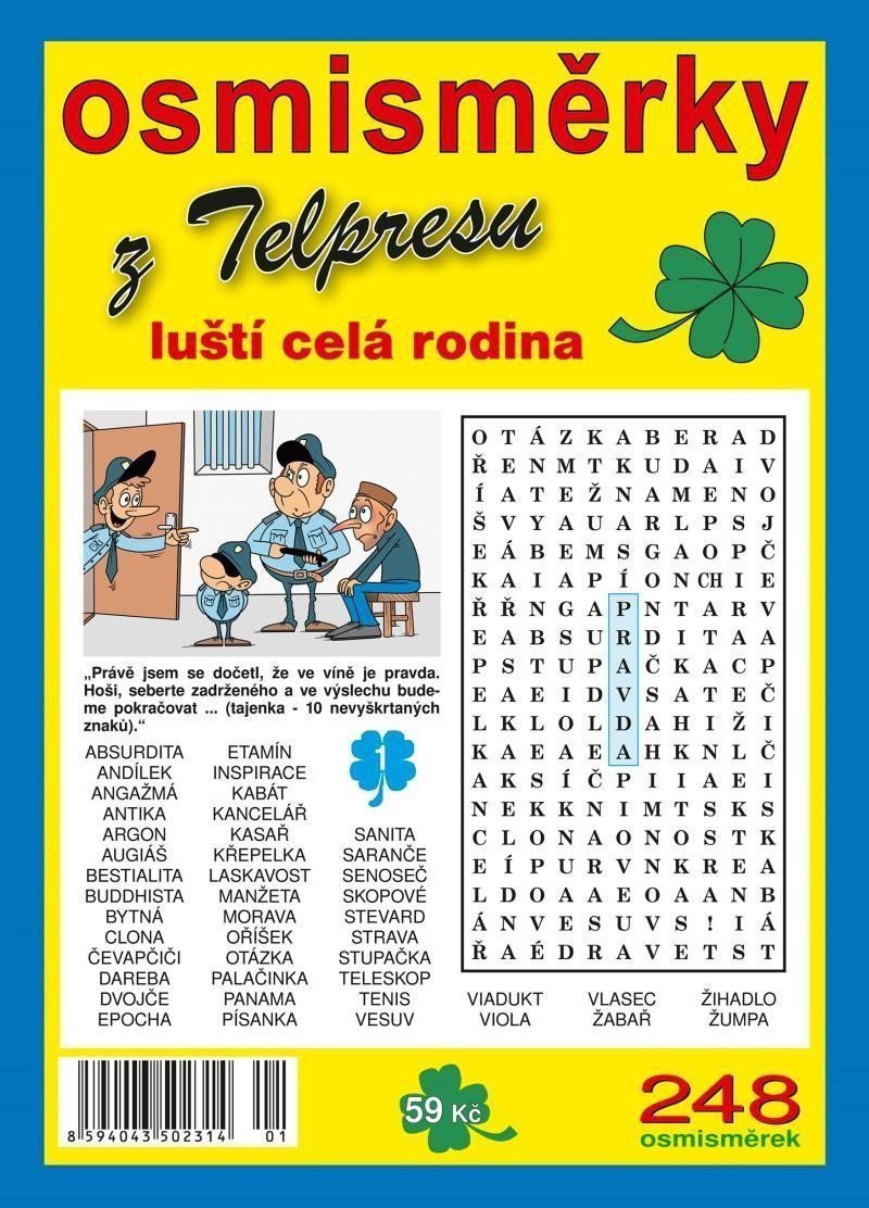 Osmisměrky z Telpresu luští celá rodina 22024 - 248 osmisměrek