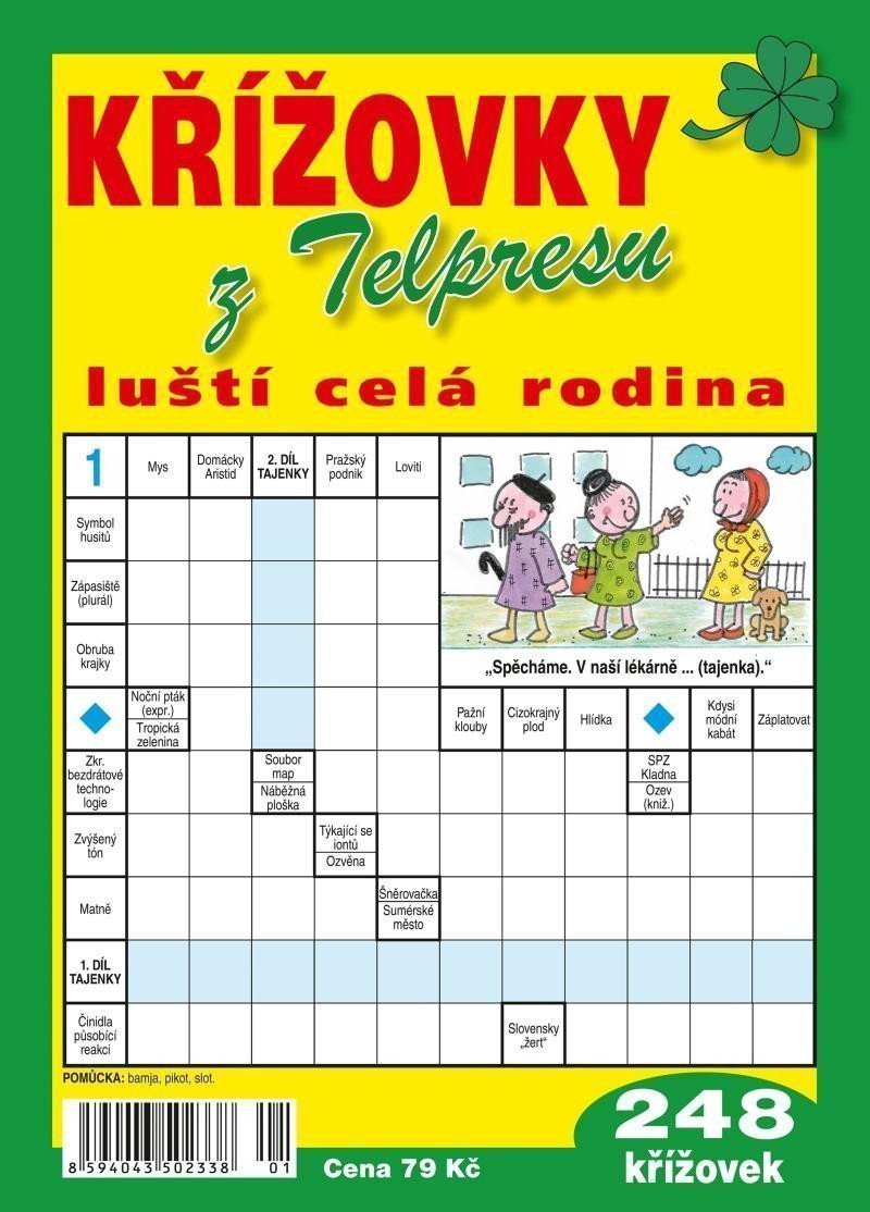 Křížovky z Telpresu luští celá rodina - 248 křížovek 22024