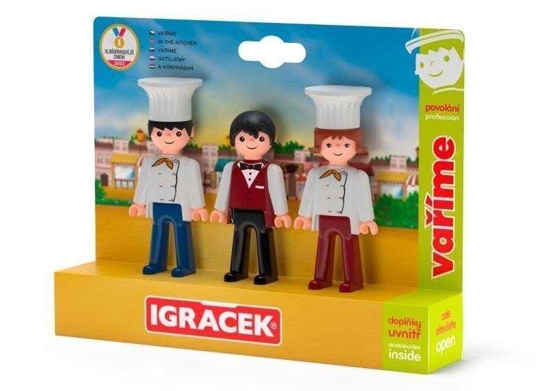 Igráček Trio Vaříme - Kuchař Kuchařka a Číšník