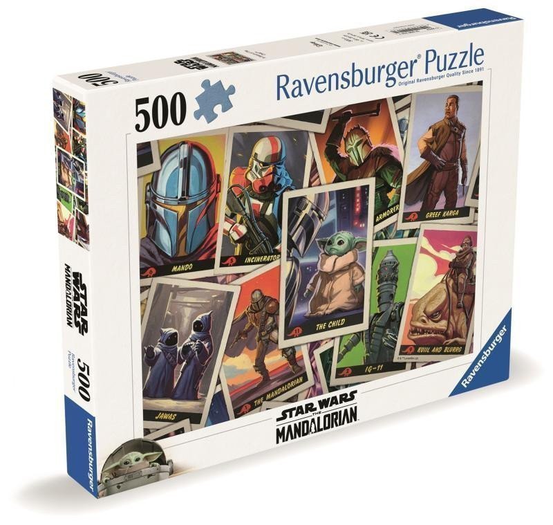 Puzzle Star Wars The Mandalorian Baby Yoda 500 dílků