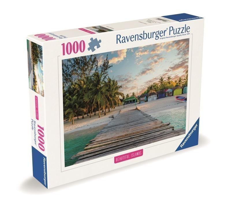 Puzzle Nádherné ostrovy Maledivy 1000 dílků