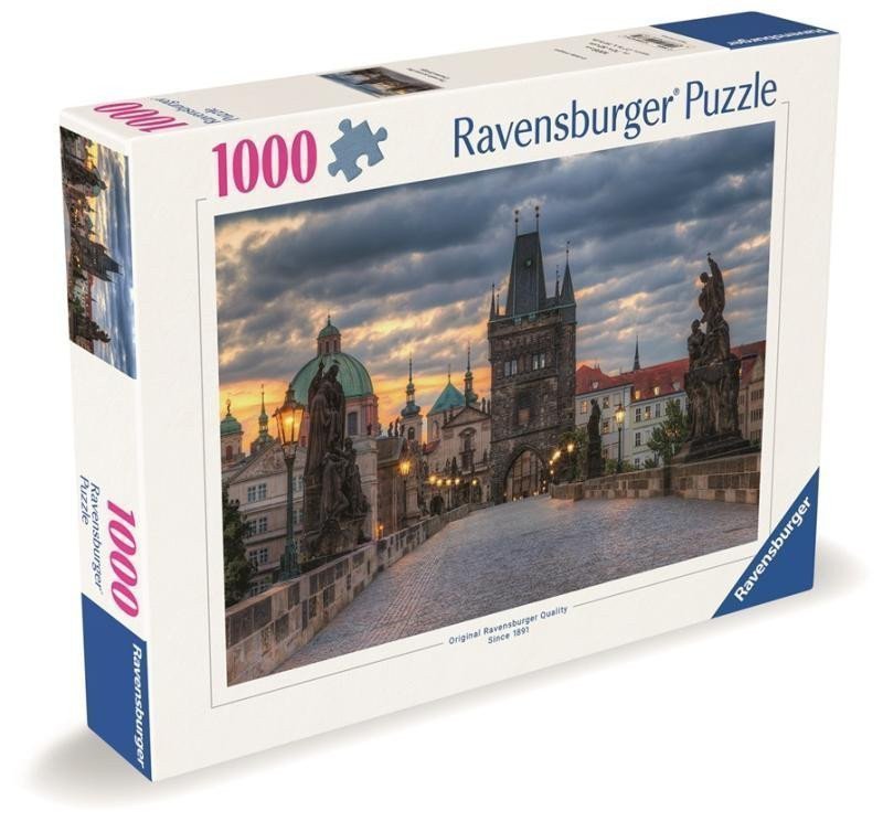 Puzzle Česká kolekce Praha - Procházka po Karlově mostě 1000 dílků