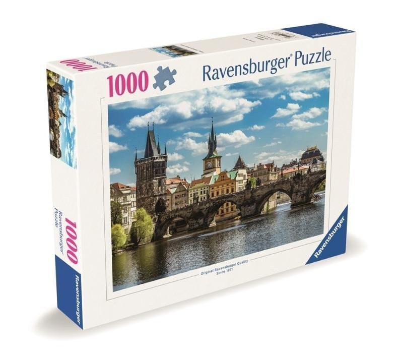 Puzzle Česká kolekce Praha - Pohled na Karlův most 1000 dílků