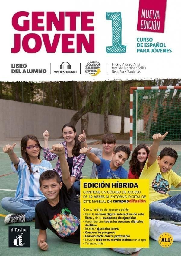 Gente Joven 1 Nueva A11 – Edición híbrida Libro del alumno Campus 12 meses – Alonso Encina
