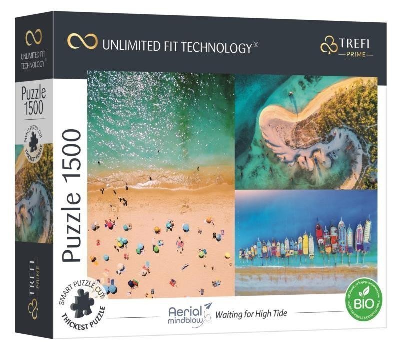 Puzzle Aerial Mindblow Čekání na příliv 1500 dílků