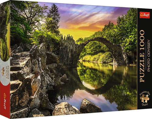 Puzzle Premium Plus Photo Odyssey - Rakotzův most v Kromlau 1000 dílků